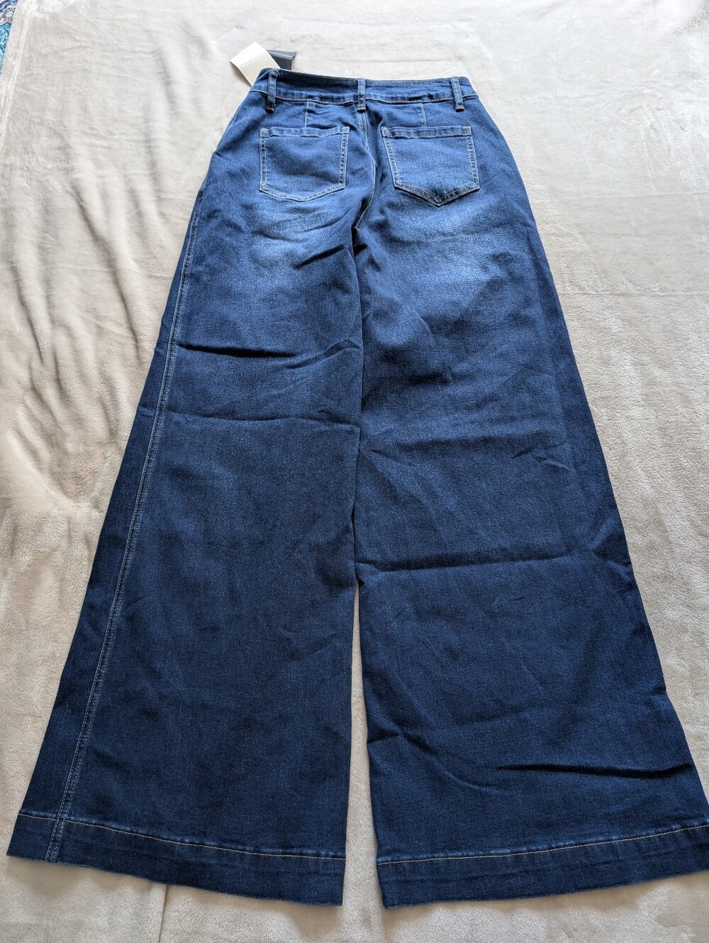 Flamingals Front Seam Detail Wide Leg Janes NWT Small - Picture 8 of 10